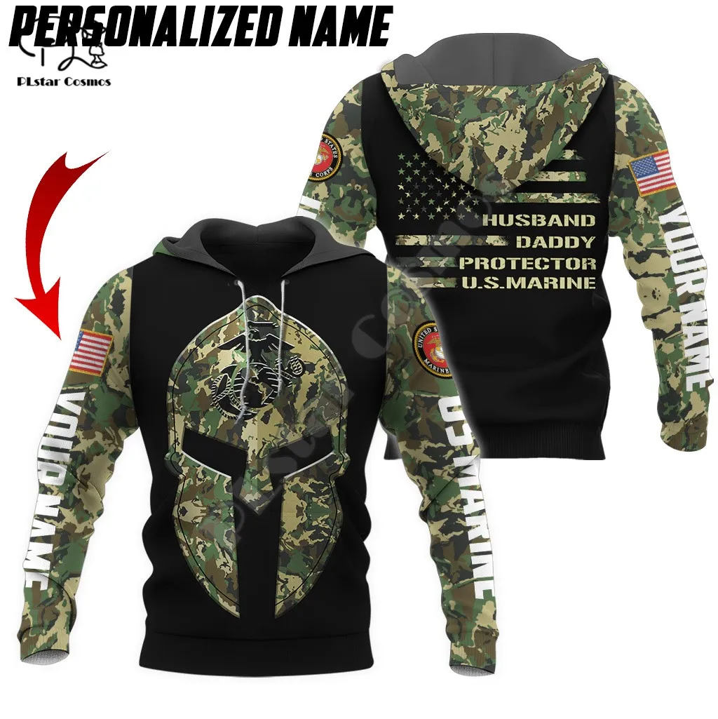 

PLstar Cosmos USMC Marine Corps 3D Printed 2021 New Fashion Hoodies Sweatshirts Zip Hooded For Man/Woman Casual Streetwear U03
