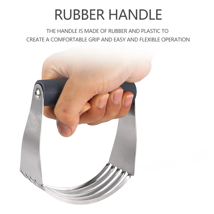 Ручной блендер для теста лезвия выпечки миксер муки из нержавеющей стали