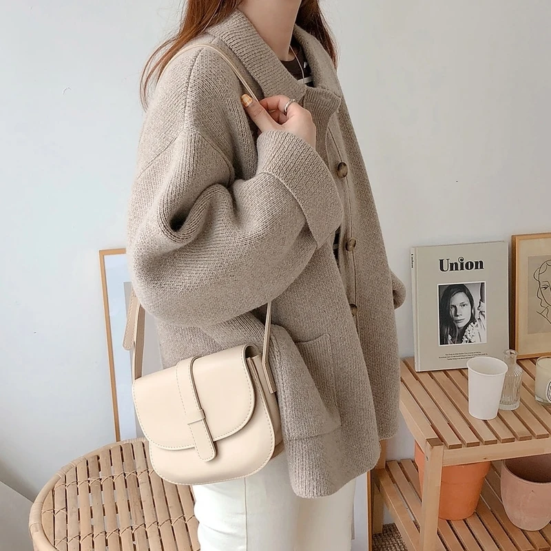 Genayoa кашемировый вязаный шерстяной зимний Кардиган женский с длинным рукавом