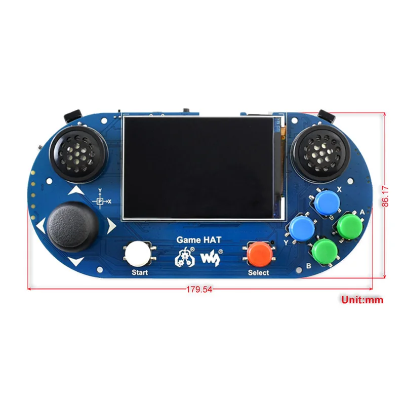 Raspberry Pi 4/3B+/3B/Zero RetroPie игровой шлем Консоль геймпад с 60FPS 3,5 дюймов ips экран 480x320 ЖК-дисплей