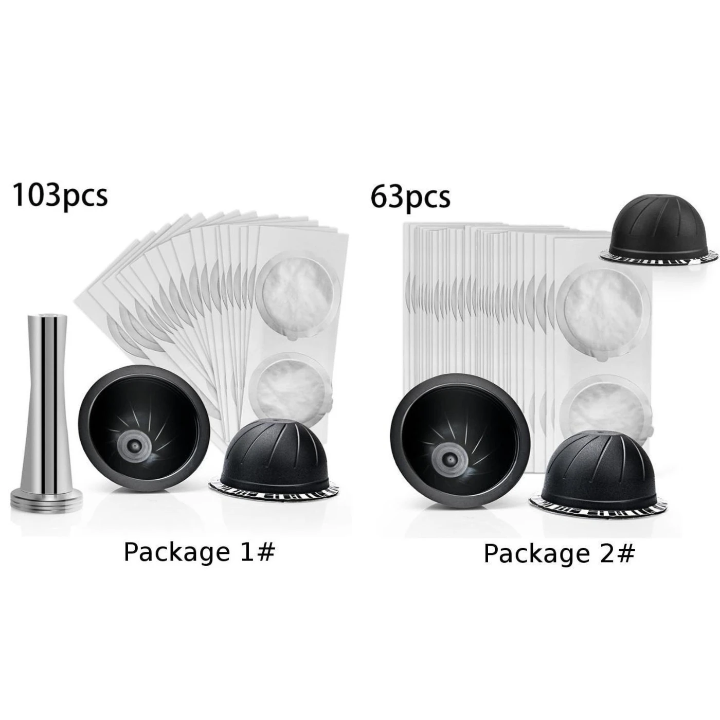 Многоразовые кофе капсулы кухонный инструмент для Nespresso Vertuo плюс машины стручки |