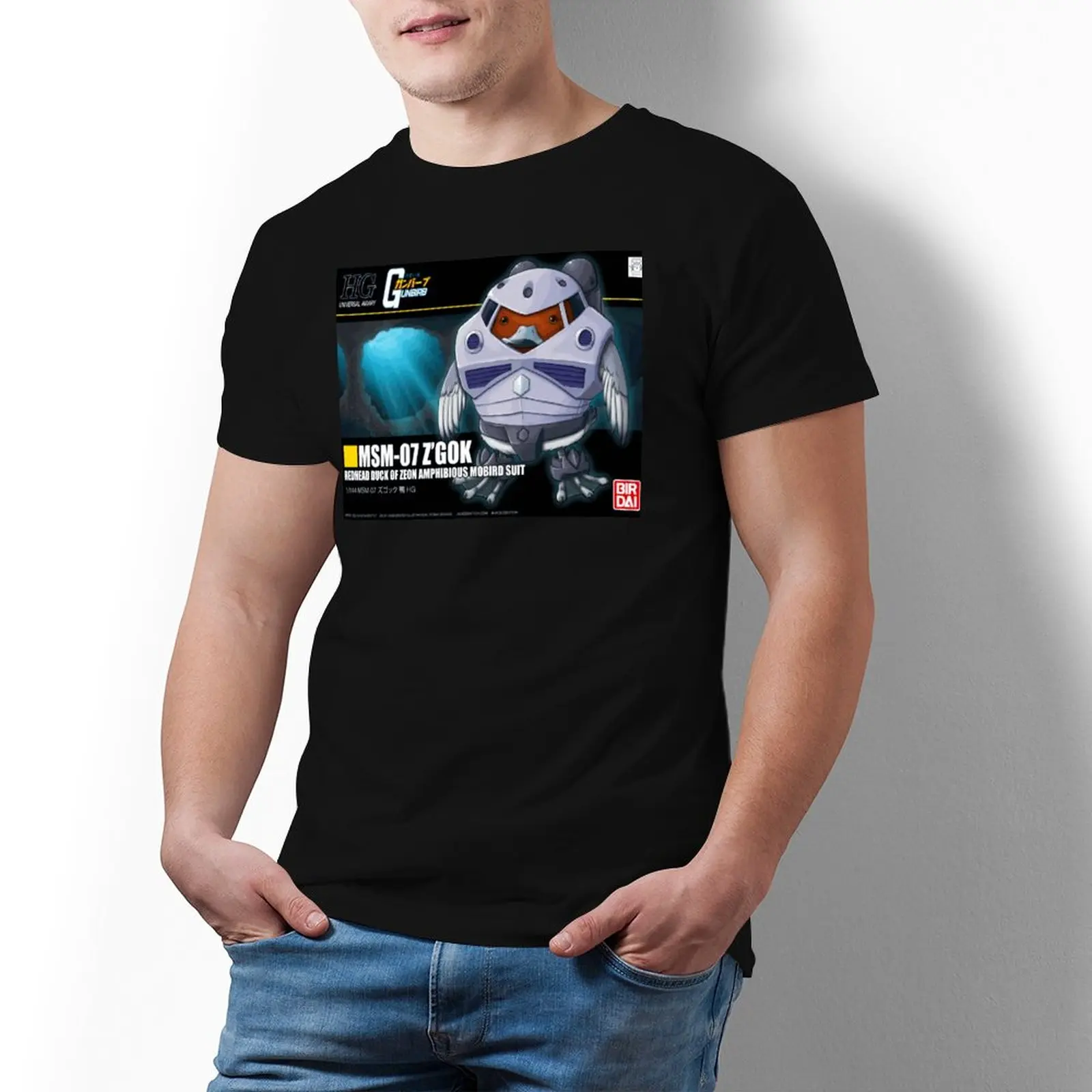 Мужская хлопковая футболка с коротким рукавом и графическим принтом | одежда