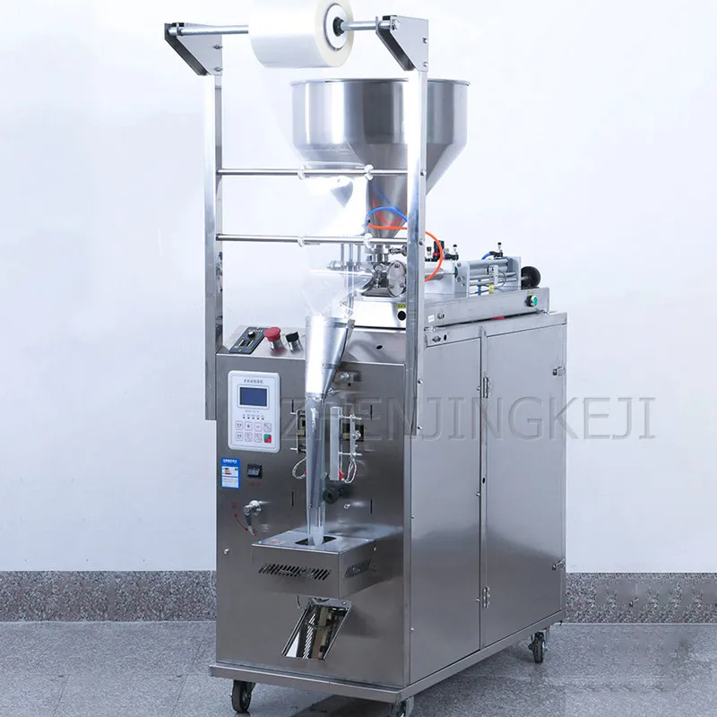 

Liquid Filling Machine Fully Automatic Quantitative Paste Sesame Sauce Material Package Small Seasoning Chili Oil Sub Loader