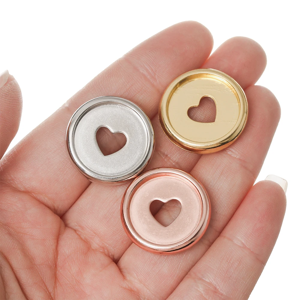 5 шт. кольца обручи в форме сердца для записной книжки дневника альбома