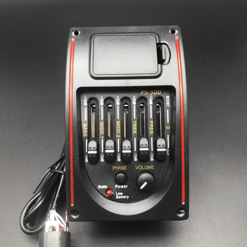 PS 500 5 акустической гитары эквалайзер предусилителя Пикап пицо для народного