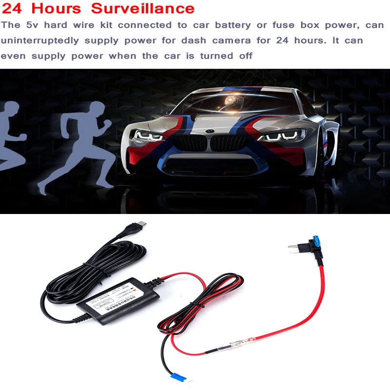 3 2 m 12v 24v до 5v 2.5A мини микро зарядных порта USB для автомобиля тире камеры зарядное