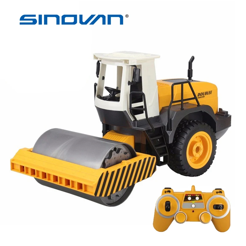 Радиоуправляемый автомобильный дорожный каток 2 4 г с дистанционным управлением