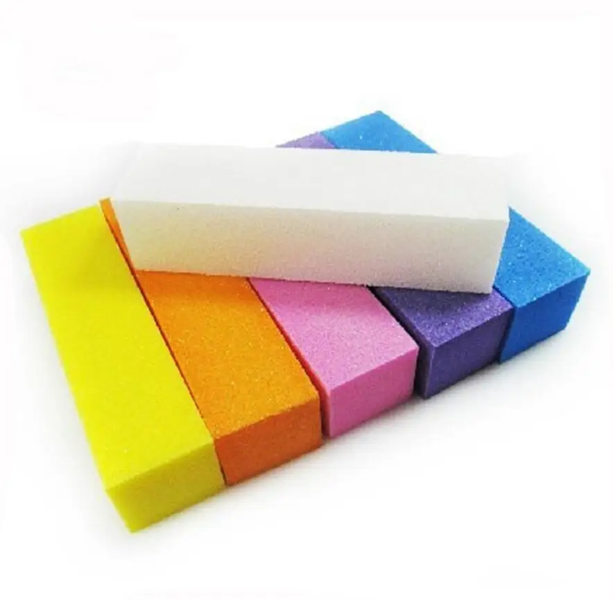 10 шт./компл. шлифовальная губка пилка для ногтей буферный блок УФ гель Сделай Сам