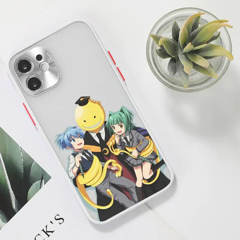 

Assassination Classroom Phone Case Clear matte transparent For white iPhone 7 8 x xs xr 11 12 pro plus max mini Funda