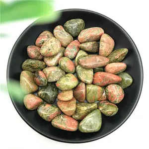 50 г натуральный унакит Кристалл полированный упавший кварц камни Чакра Исцеление Рейки натуральные камни и минералы