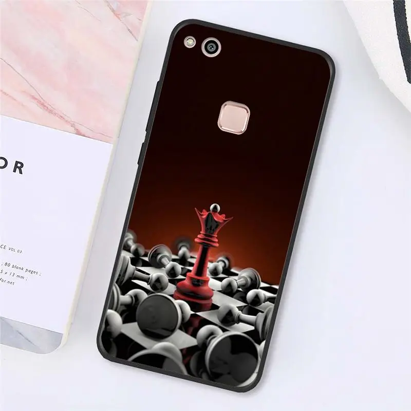 A14 Babaite Черный и белый цвета шахматы чехол для телефона для huawei Y5 II Y6 II Y5 Y6 Y7Prime Y9 - Цвет: A14