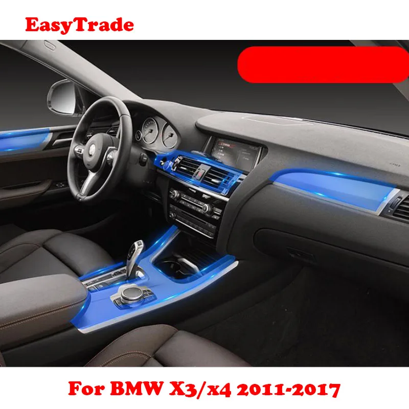 Автомобильная наклейка для BMW X3 X4 2011 2018 аксессуары центральная консоль панель