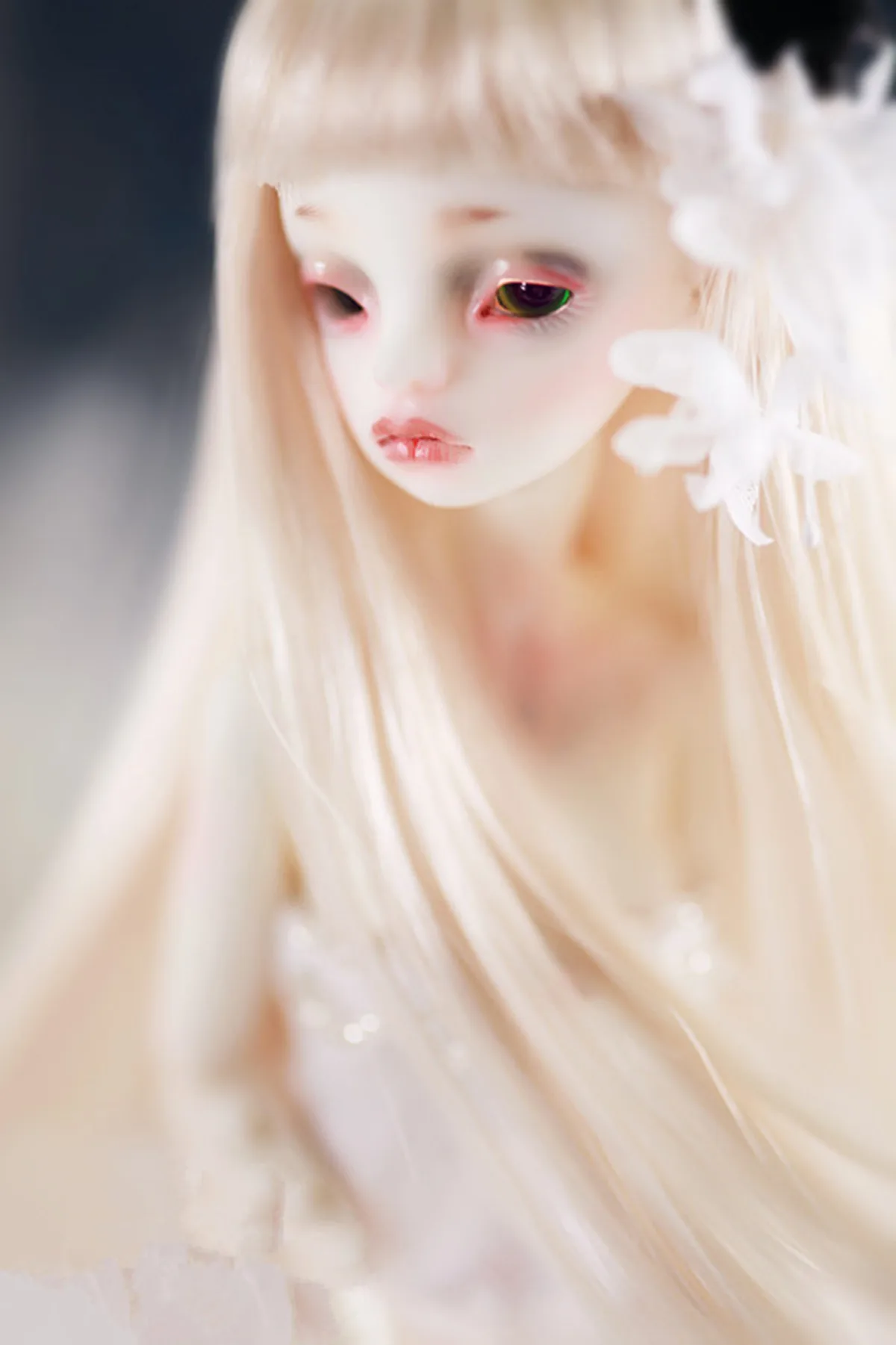 

dz 18 BJD 1/8 Eugenia with white and normal eyes