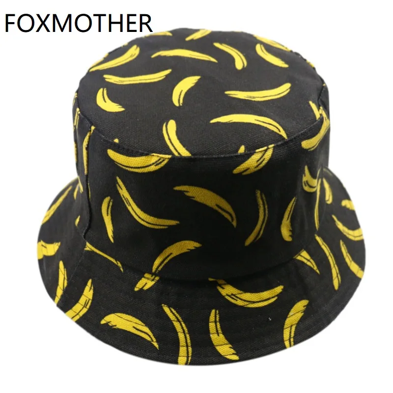 

FOXMOTHER Новинка черный, белый цвет банан, шляпа от солнца, Шапки Для женщин Boonie 2021