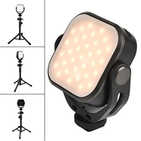 vl66 led video light photography camera fill light with 360 rotation mount lamp for photo dslr slr mobile flashes