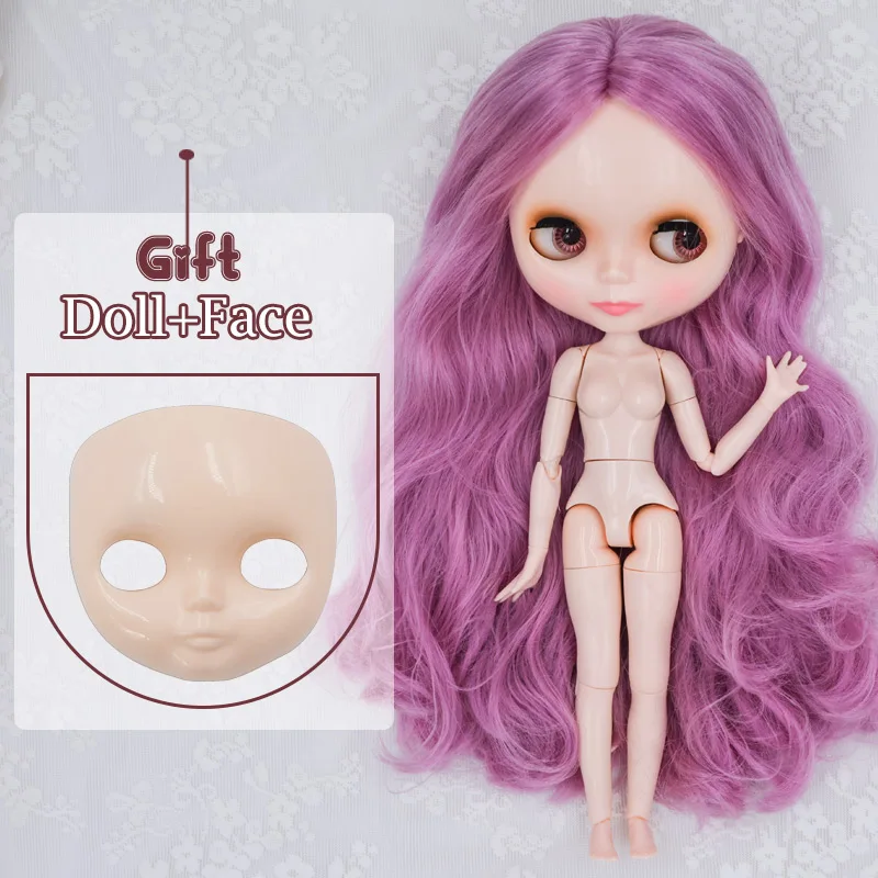 Neo Blyth кукла по индивидуальному заказу, NBL блестящее лицо, 1/6 OB24 BJD шарнирная кукла на заказ, куклы Blyth для девочки, подарок для коллекции NBL - Цвет: FNBL23