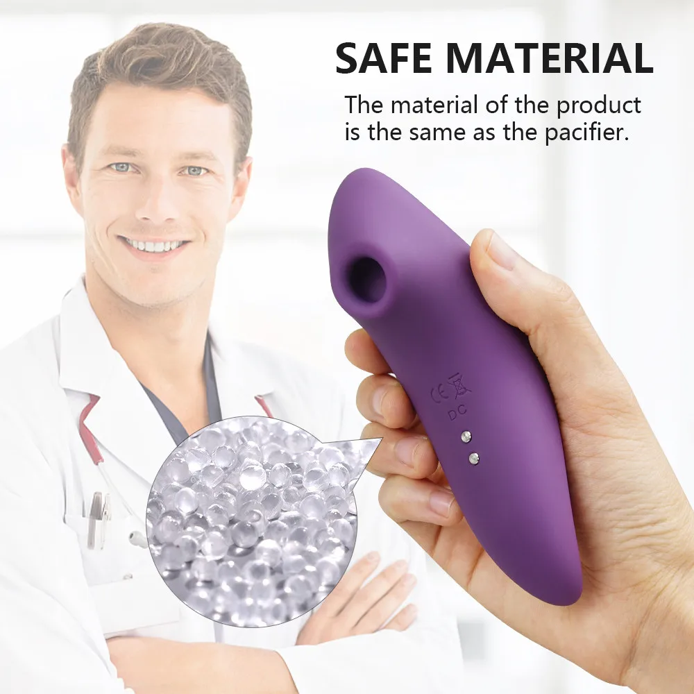 Мощный клитор сосать вибратор секс-игрушка для женщин Tougue вибрационное сосание