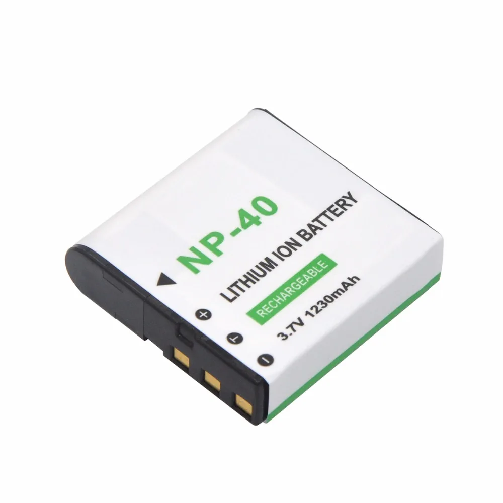 Аккумуляторная литий ионная батарея и USB зарядное устройство для Casio NP 40 FC100 FC150