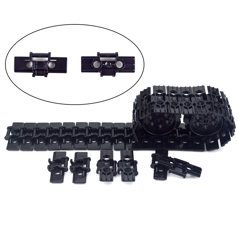 88323 Chain Bricks Link Tire gear wheels Technical Parts Truck tank Track Treads Technology accessory Model 3711 Building Blocks | Игрушки и