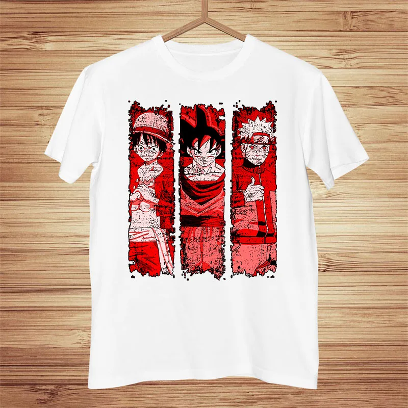 

summer Newest Anime Printing Woman Men T-Shirts DBZ Goku Funny T Shirts 100% Cotton Top Tees Homme Clothing