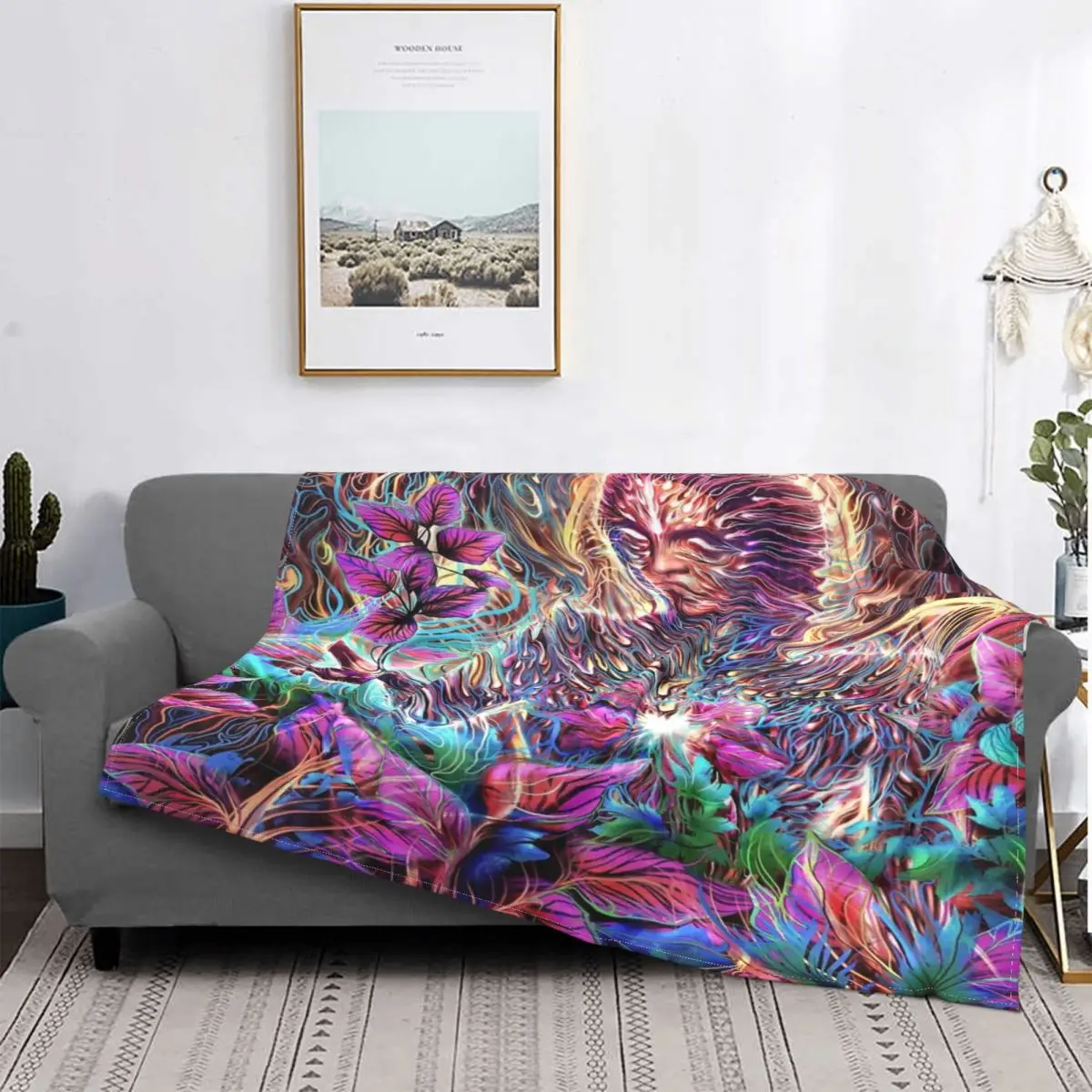 

Manta a cuadros para cama, mullido de muselina, ropa de cama