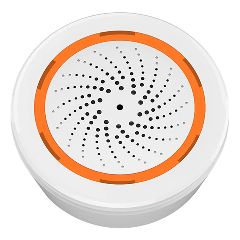 Tuya Smart Zigbee датчик температуры и влажности Встроенная сирена 3 в 1 90 дБ звуковой