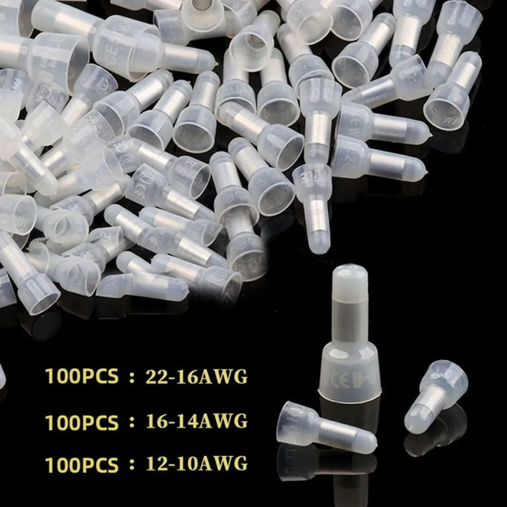 

12-10GA Terminal Wire Connector 16-14 22-16 300Pcs AWG Cap Closed Crimp