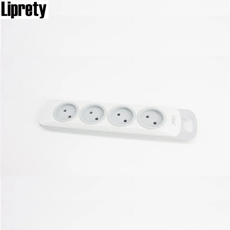 16A 2500W 250V ЕС Стандартный 4 Порты и разъёмы электрической розетки проводной
