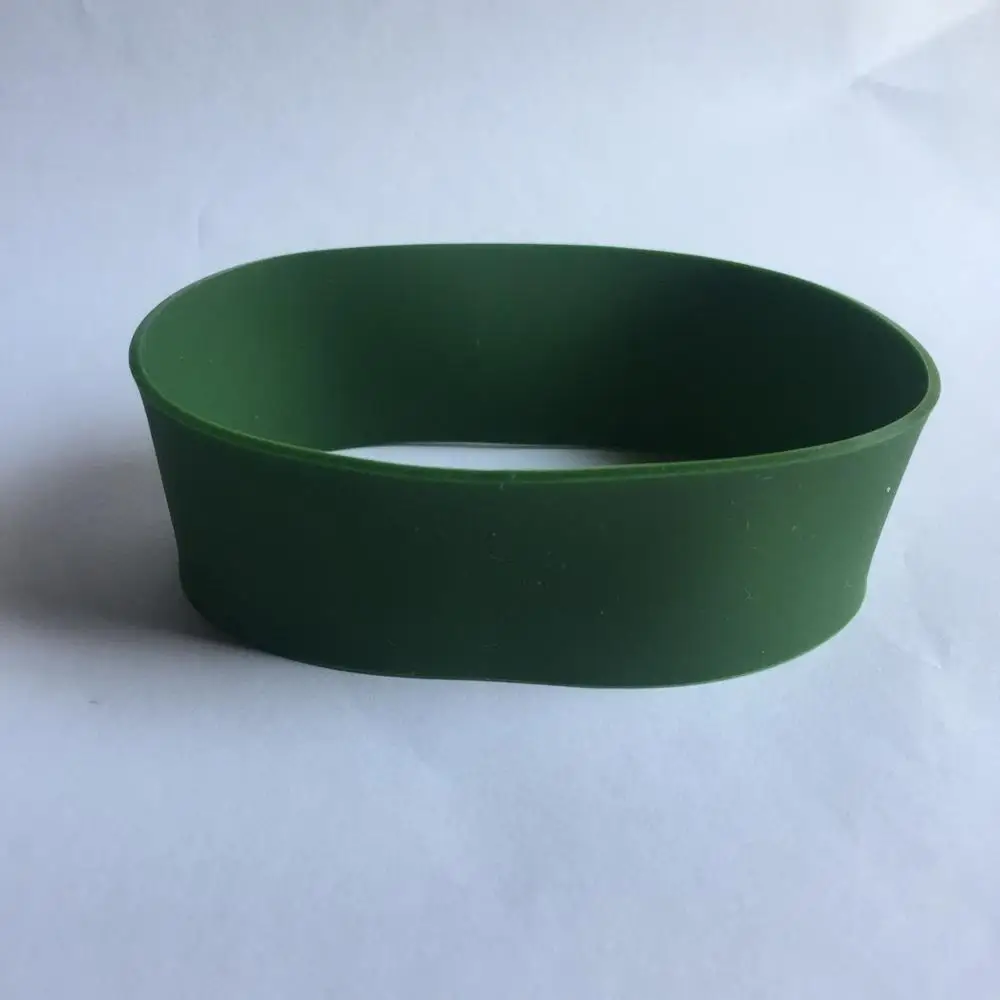 dark green 30 шт./лот 30 мм Высота силиконовые FDA силиконовые кружки рукав, силиконовые обертывания керамические чашки рукава перерабатываемого стекла чашки воды рукава - Цвет: dark green