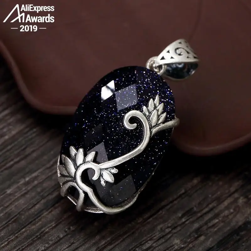 Не подделка Польша S925 магазин изысканных антикварных магазинов Сапфировая