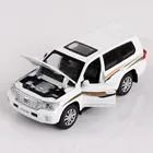 Модель автомобиля Toyota LAND CRUISER F230, литая модель автомобиля из сплава с тяговым эффектом, модель игрушки для детей, 1:32