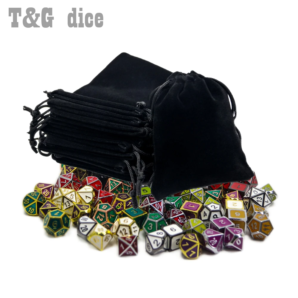Переносные игральные кубики Bag 10 шт./компл. цветов Разноцветные сумки для