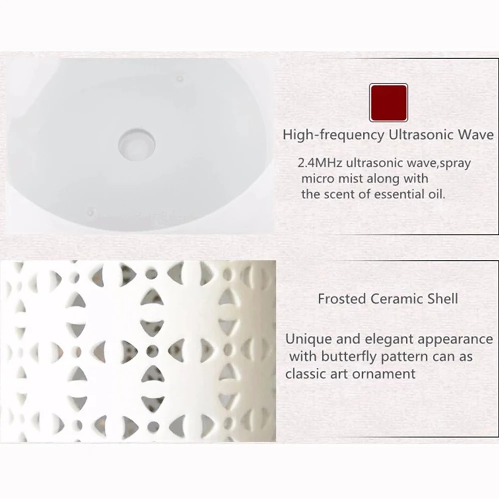 Китайский стиль керамический аромадиффузор 200 мл нано распыление Ароматерапия
