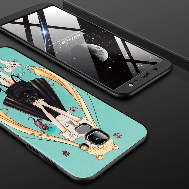 

Anime Sailor Moon For Samsung Galaxy J2 J3 J4 Core J5 J6 J7 J8 Prime Duo Plus 2018 2017 2016 Black Phone Case