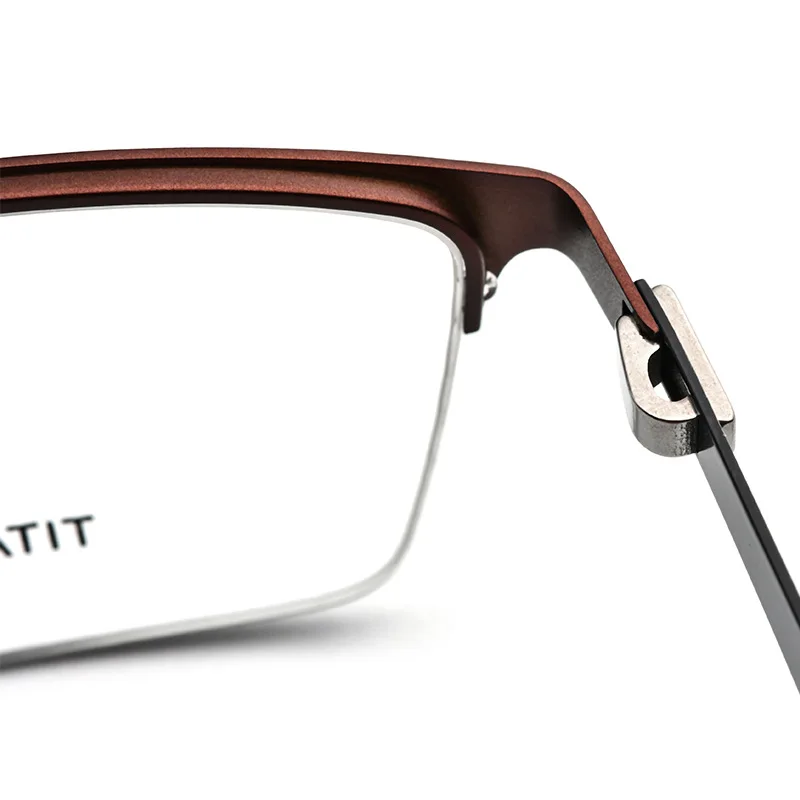 Мужские квадратные очки в полуоправе 2020 компьютерные оптические для чтения по