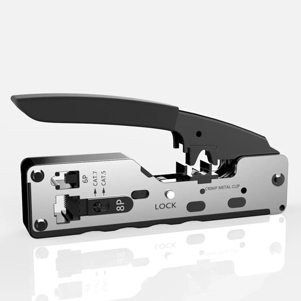 rj45 cat7 network cable pliers 6p 8p crystal head dovetail clip crimper pliers cat5e cat6 cat 7 networking crimping tools rj 45 free global shipping