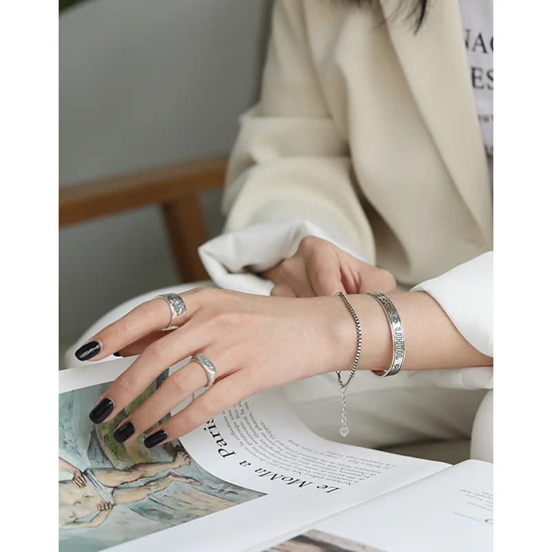 Женский винтажный минималистичный браслет на запястье с цепочкой вечерние