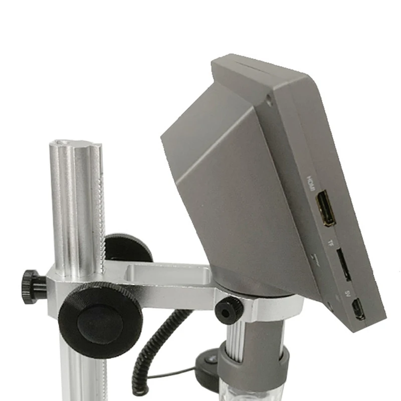 

LCD Digital Microscope 8 Adjustable LED Light and USB 4.5 Inch 1080P Supports WiFi On-Screen and HDMI Microscope Camera