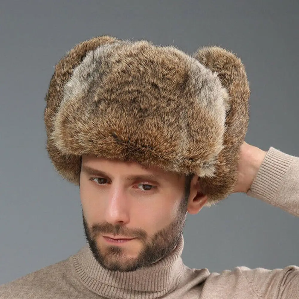 Значок России водонепроницаемая шапка шапки-бомберы Авиатор охотник зимняя