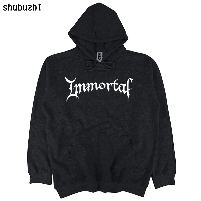 Immmoral логотип черная толстовка s-xxxl в стиле Блэк-металл Толстовка Darkthrone Mayhem тонкий shubuzhi Толстовка мужская Толстовка sbz4404 - Цвет: black