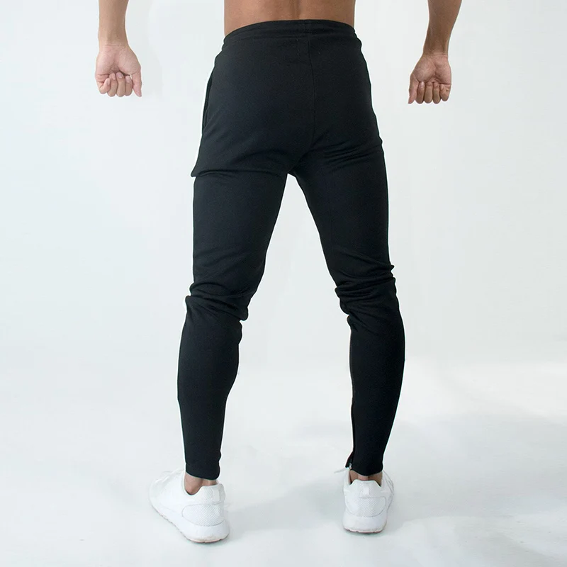 

2019 Mens Joggers Skinny Pants Summer Men Sportswear Bottoms Long Sweatpants Trousers Fashion Gyms Jogger Track Pants Black G