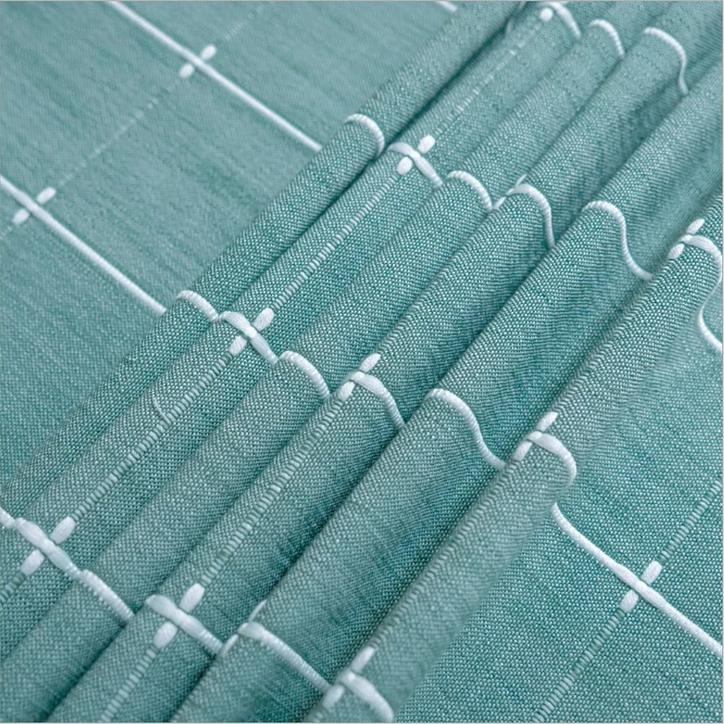 

Simple modern striped literary and artistic lattice cloth tablecloth cotton and linen tassel tablecloth