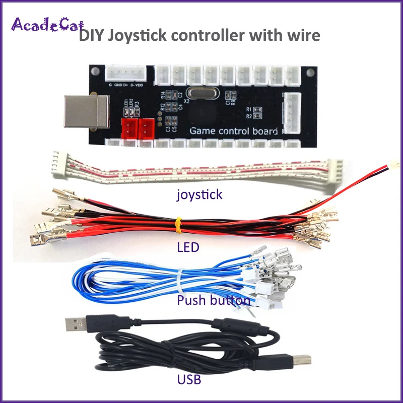 Нулевой задержкой DIY Аркады комплекты PC USB игровой джойстик
