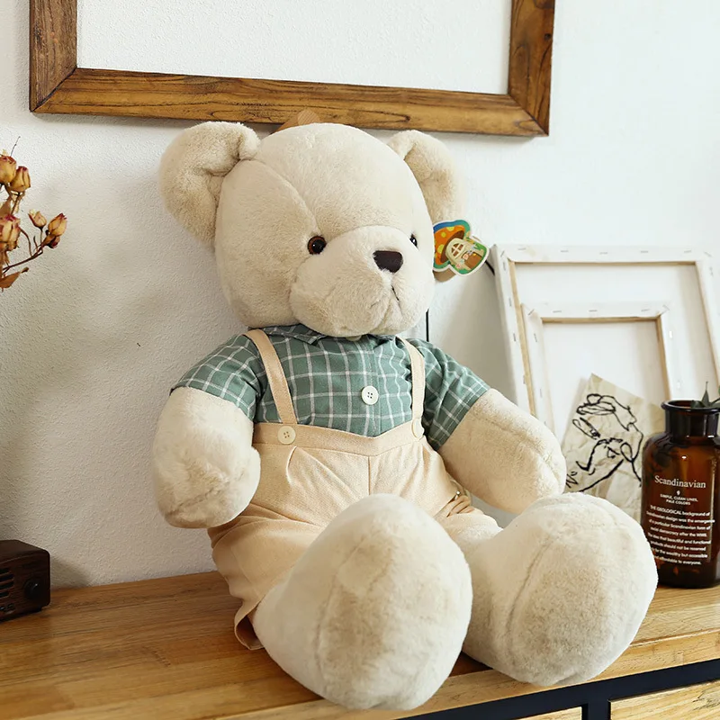 

2pcs/Lot Couples Bear Plushie Comfort Dolls Children and Girls Birthday Gifts New Plush Toys Dress Teddy Bear Kawaii Doll