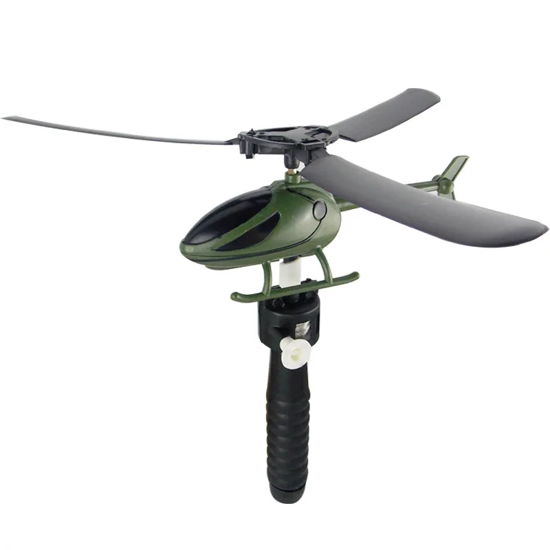 

Kids Toys Helicopters Fly Drawstring Pull Wires Helicopters Fly Freedom Drawstring Mini Plane Outdoor Games Children's Gift