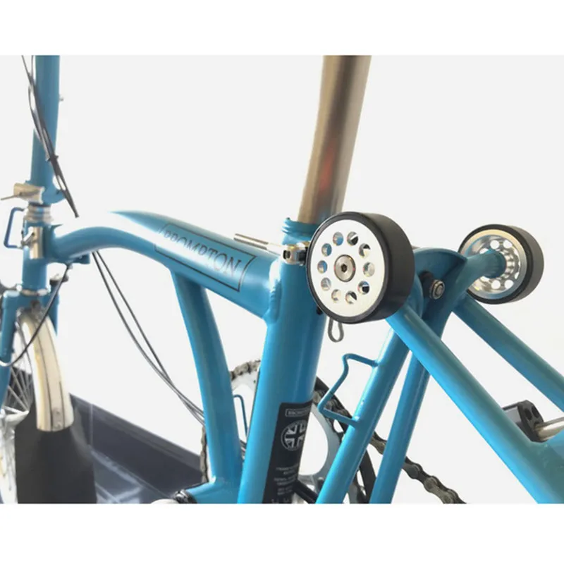 Металлическое полое легкое колесо с двойным подшипником расширенное 46 мм для