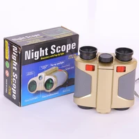 hd binoculars mini telescope childrens toys with lighted night vision green film red film binoculars for hunting sports