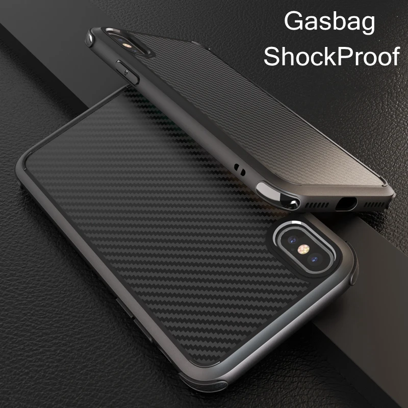 Чехол из углеродного волокна в стиле ретро для iphone 11 Pro Max X XR XS SE 2020 Gasbag мягкий