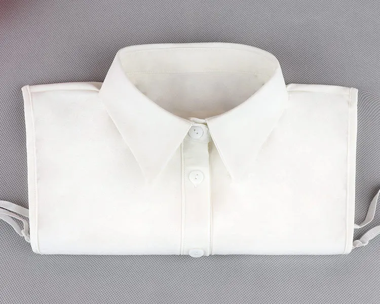 

2021 Trends Women Fake Collar Detachable Collar Shirt Solid Female False Collar Neckwear Lapel Blouse Top Decoration