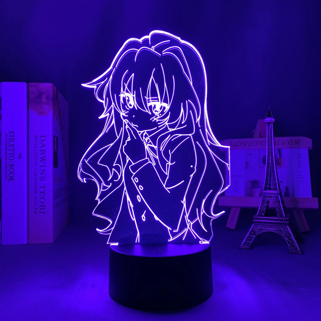 

Toradora Led Night Light for Kids Bedroom Decor Nightlight Birthday Gift Anime Gadget Room Table Lamp Taiga Aisaka